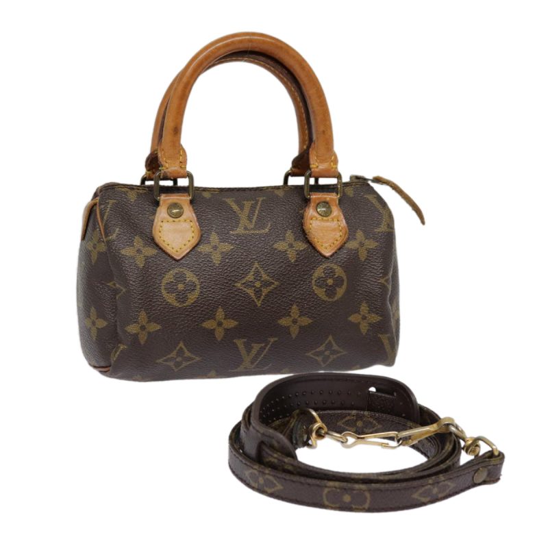 Louis Vuitton Monogram Mini Speedy Hand Bag M41534  87712