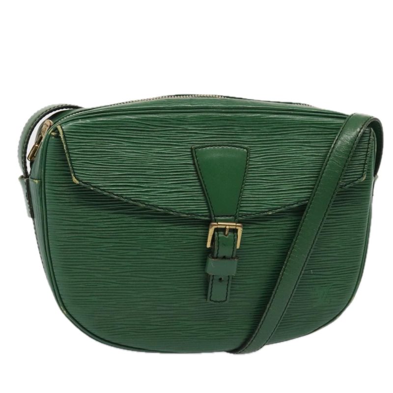 Louis Vuitton Epi Jeune Fille MM Shoulder Bag Green M52154  87714