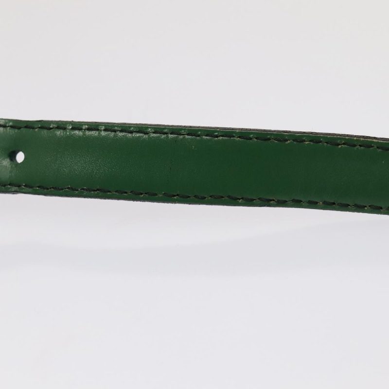 Louis Vuitton Epi Jeune Fille MM Shoulder Bag Green M52154  87714 - Image 8