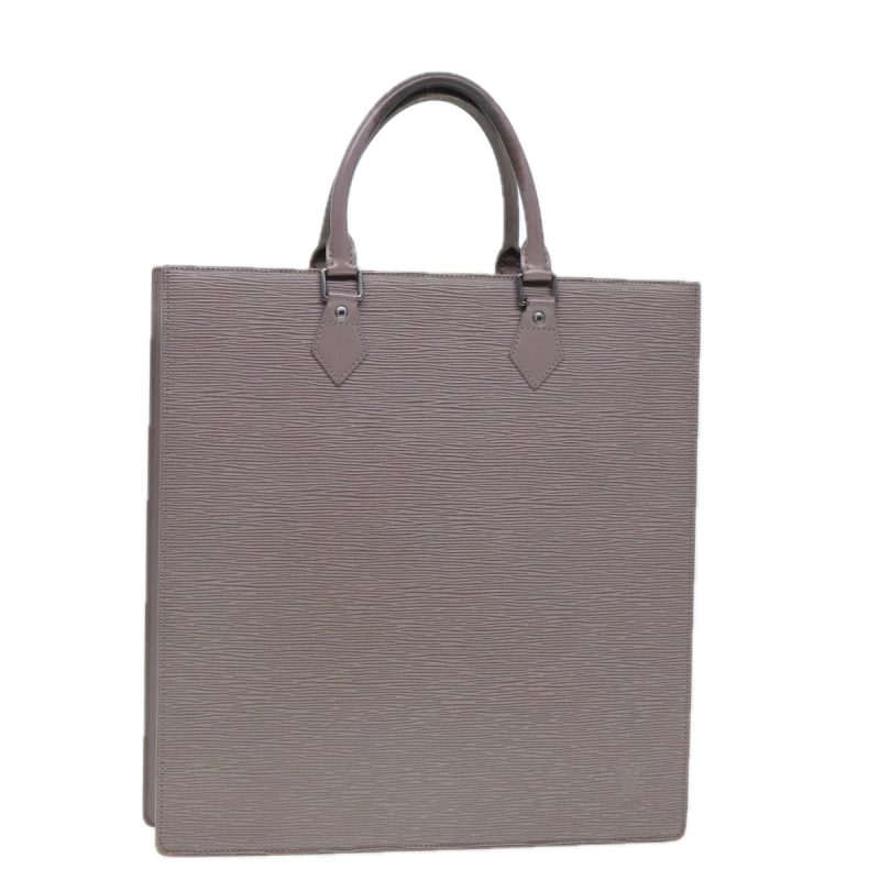 Louis Vuitton Epi Sac Plat Hand Bag Lilac M5207B  87718