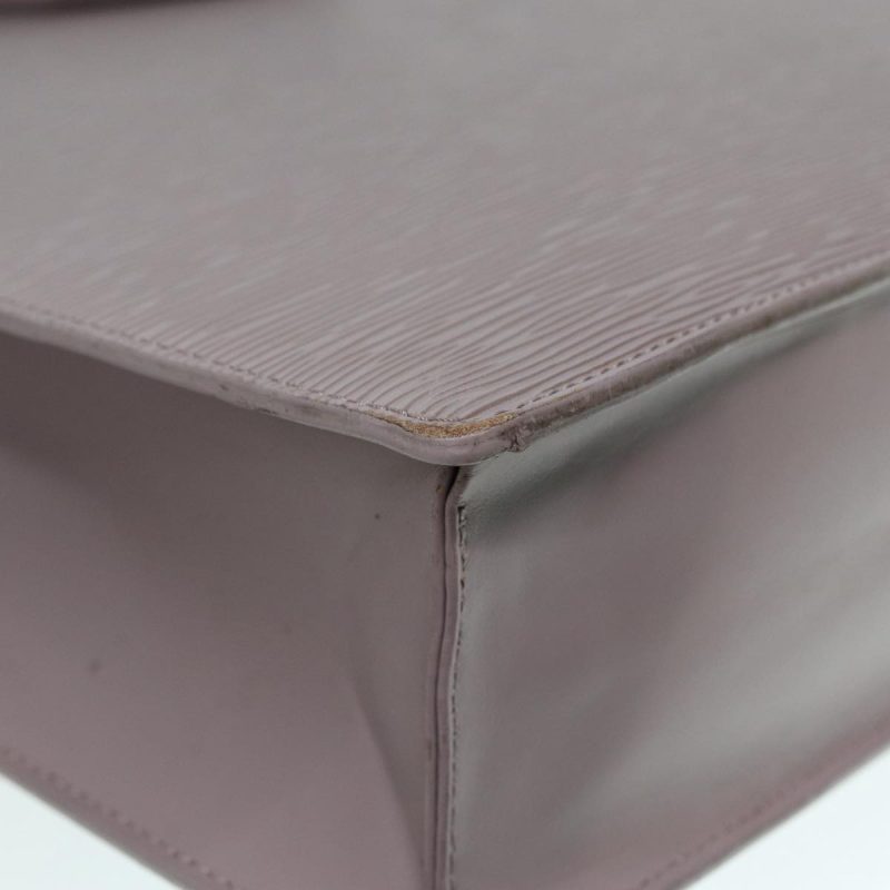 Louis Vuitton Epi Sac Plat Hand Bag Lilac M5207B  87718 - Image 9