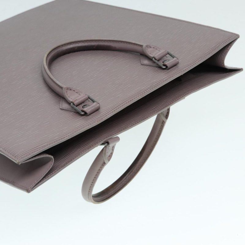 Louis Vuitton Epi Sac Plat Hand Bag Lilac M5207B  87718 - Image 6