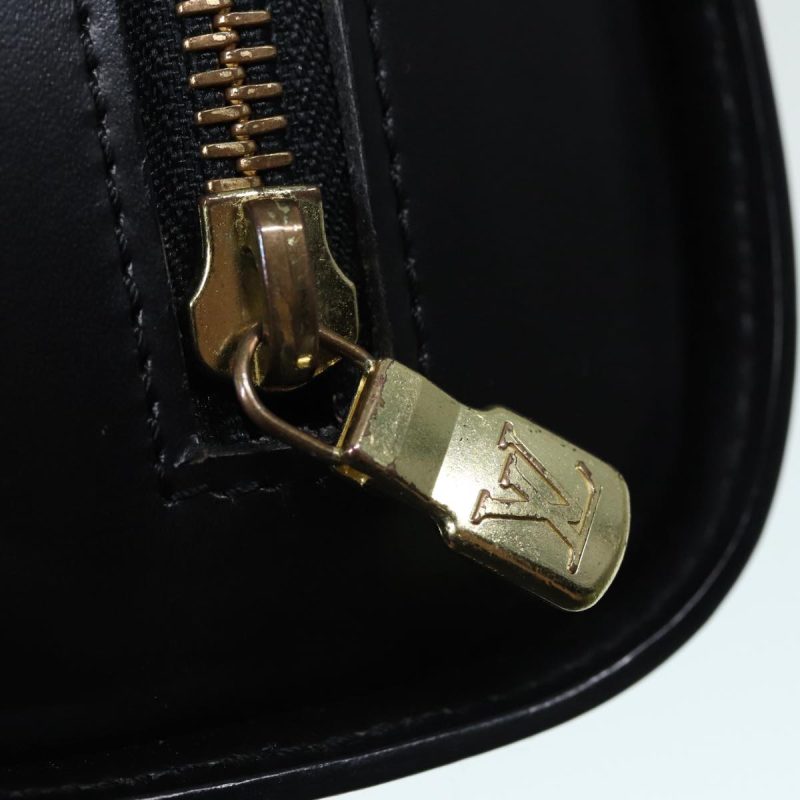 Louis Vuitton Epi Dauphine MM Pouch Black M48452  87789 - Image 8