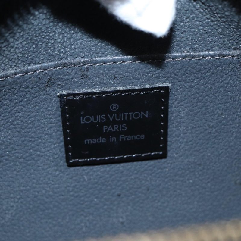 Louis Vuitton Epi Dauphine MM Pouch Black M48452  87789 - Image 9