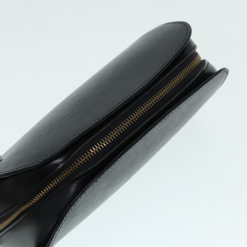 Louis Vuitton Epi Dauphine MM Pouch Black M48452  87789 - Image 5