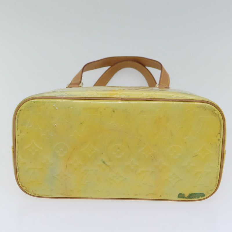 Louis Vuitton Monogram Vernis Houston Hand Bag Gris M91053  87791 - Image 5
