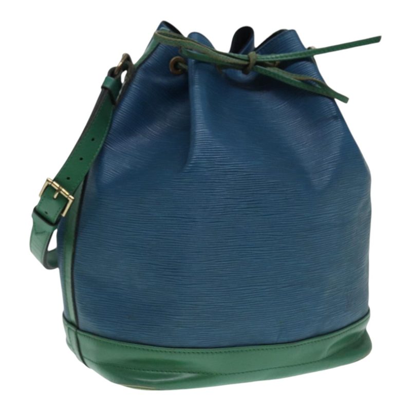 Louis Vuitton Epi Noe Shoulder Bag Bicolor Green Blue M44044  87795