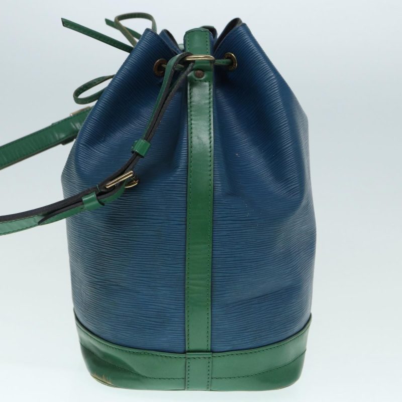 Louis Vuitton Epi Noe Shoulder Bag Bicolor Green Blue M44044  87795 - Image 3