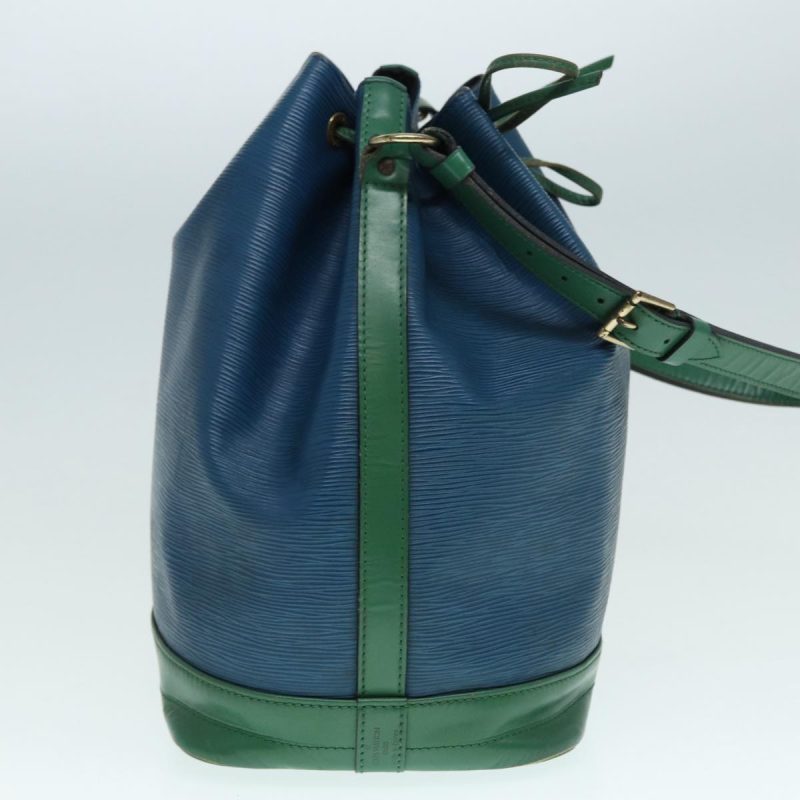 Louis Vuitton Epi Noe Shoulder Bag Bicolor Green Blue M44044  87795 - Image 4