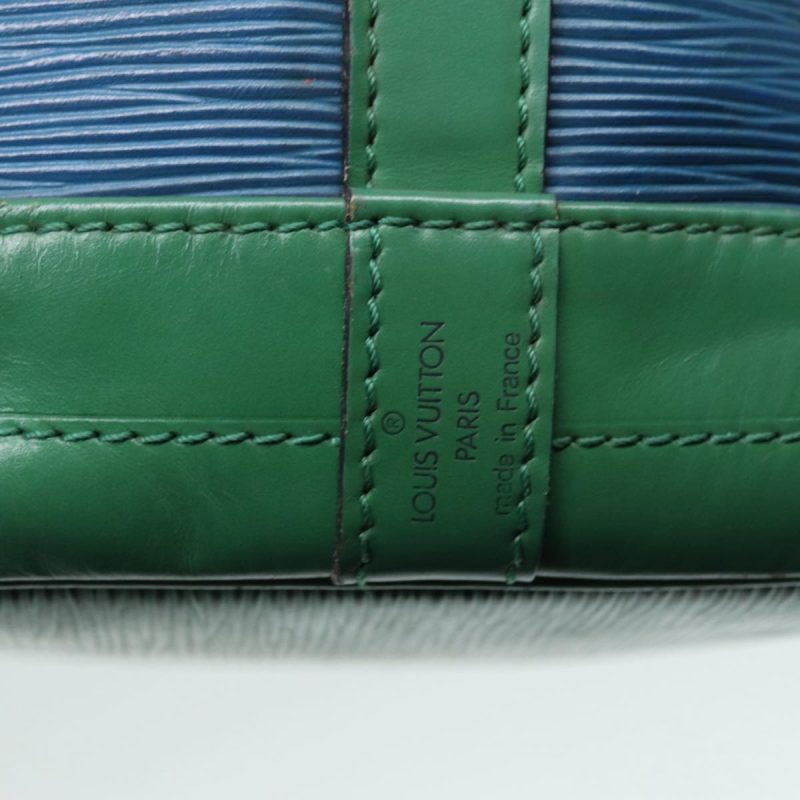 Louis Vuitton Epi Noe Shoulder Bag Bicolor Green Blue M44044  87795 - Image 5