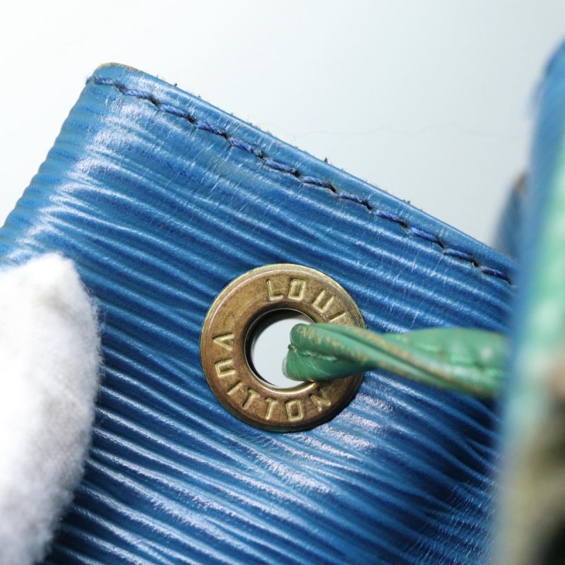 Louis Vuitton Epi Noe Shoulder Bag Bicolor Green Blue M44044  87795 - Image 6