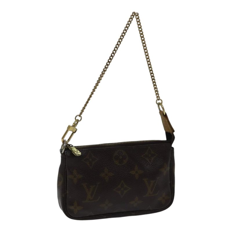 Louis Vuitton Monogram Mini Pochette Accessoires Pouch M58009  87845