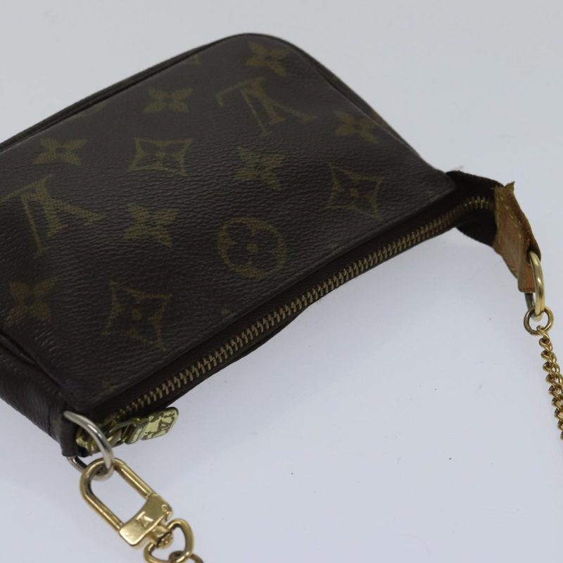 Louis Vuitton Monogram Mini Pochette Accessoires Pouch M58009  87845 - Image 6