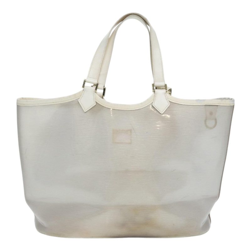 Louis Vuitton Epi Plage Lagoon Bay Tote Bag White Clear M92151  87892 - Image 2