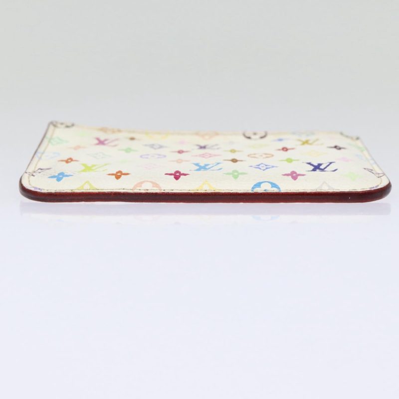 Louis Vuitton Multicolor Pochette Cles NM Coin Purse White M93734  88038 - Image 6