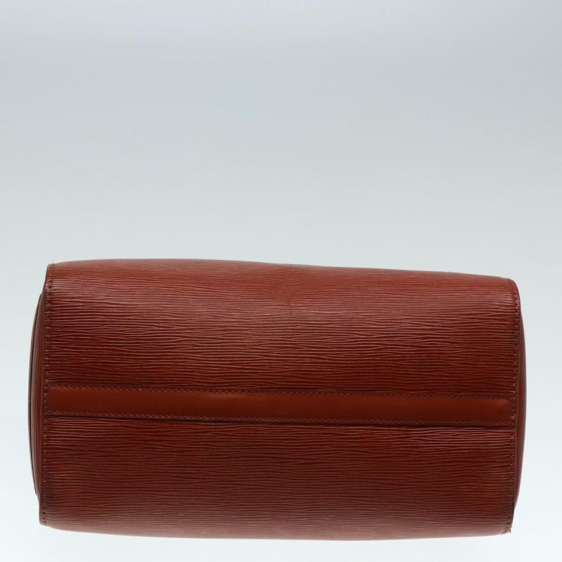 Louis Vuitton Epi Speedy 30 Hand Bag Brown M43003  88195 - Image 5