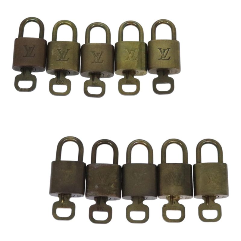 Louis Vuitton Padlock 10set metal Gold Tone  88199 - Image 2
