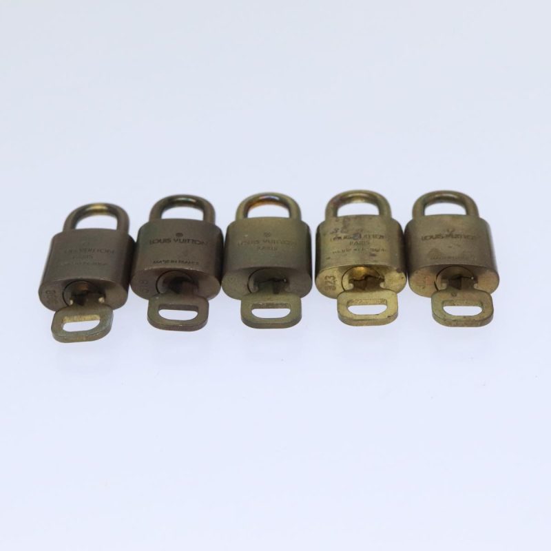 Louis Vuitton Padlock 10set metal Gold Tone  88199 - Image 4
