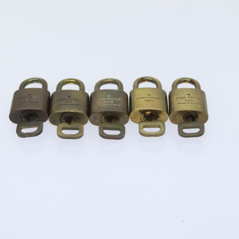 Louis Vuitton Padlock 10set metal Gold Tone  88199 - Image 5