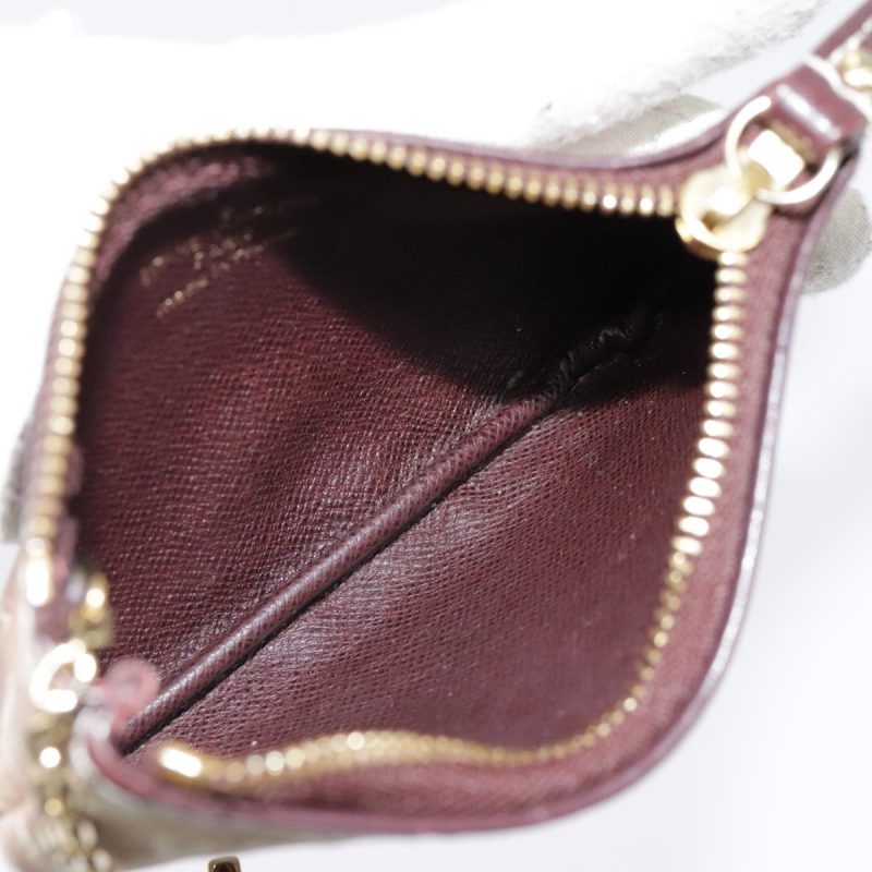 Louis Vuitton Monogram Idylle Pochette Cles Coin Purse Sepia M62996 Auth 88256 - Image 10