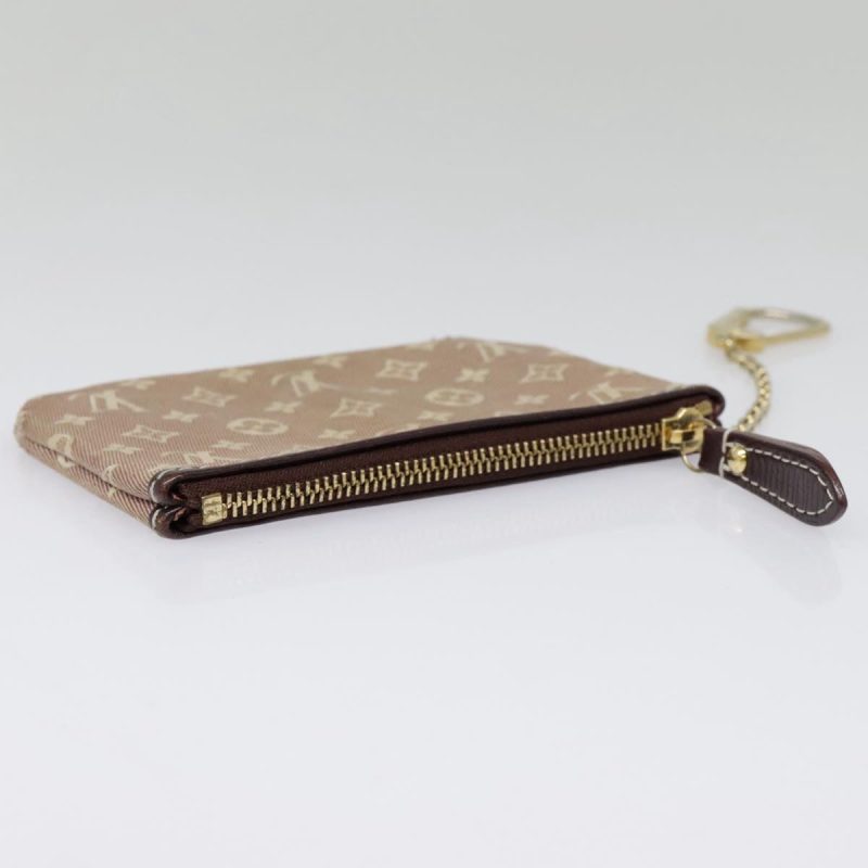 Louis Vuitton Monogram Idylle Pochette Cles Coin Purse Sepia M62996 Auth 88256 - Image 5
