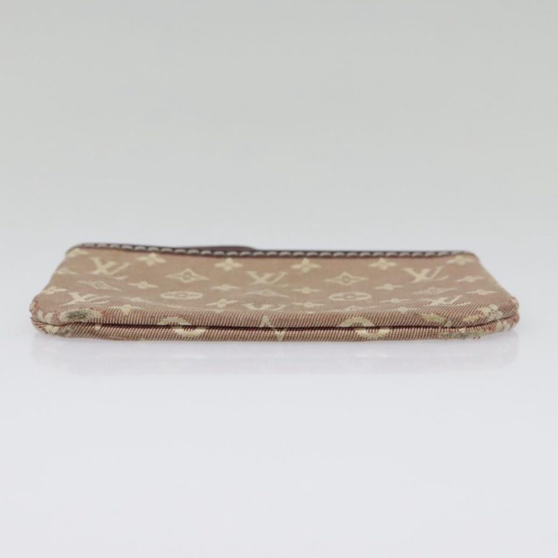 Louis Vuitton Monogram Idylle Pochette Cles Coin Purse Sepia M62996 Auth 88256 - Image 6