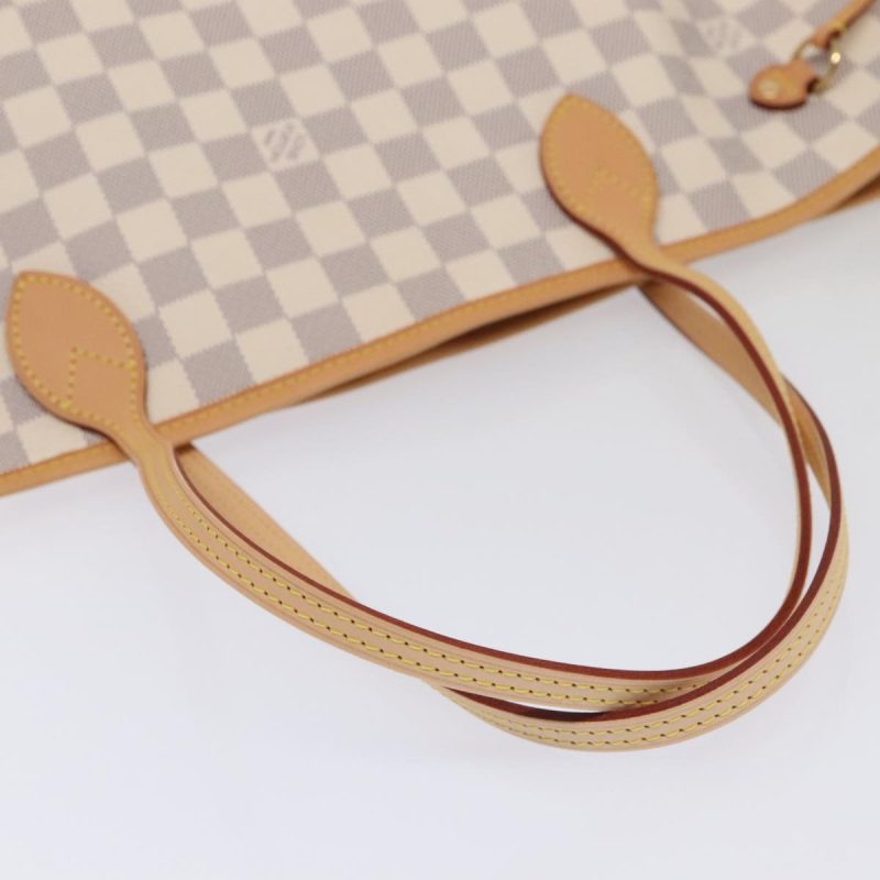 Louis Vuitton Damier Azur Neverfull MM Tote Bag N41605  88277A - Image 7