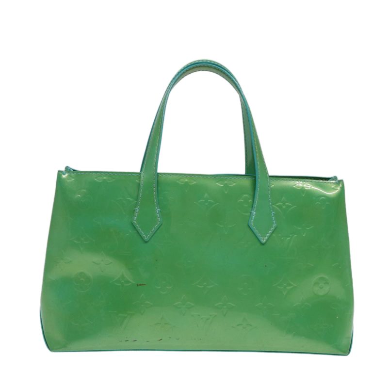 Louis Vuitton Monogram Vernis Wilshire PM Bag Blue Lagon M91724  88301 - Image 2