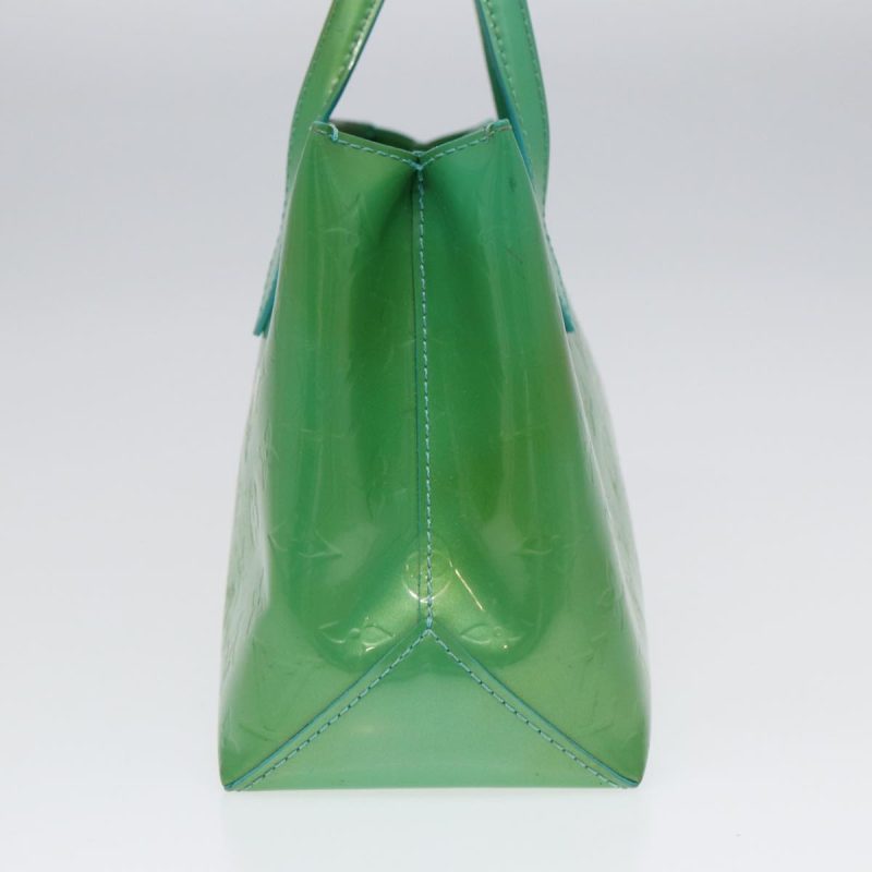 Louis Vuitton Monogram Vernis Wilshire PM Bag Blue Lagon M91724  88301 - Image 4