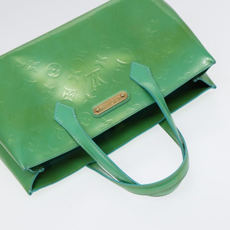 Louis Vuitton Monogram Vernis Wilshire PM Bag Blue Lagon M91724  88301 - Image 6