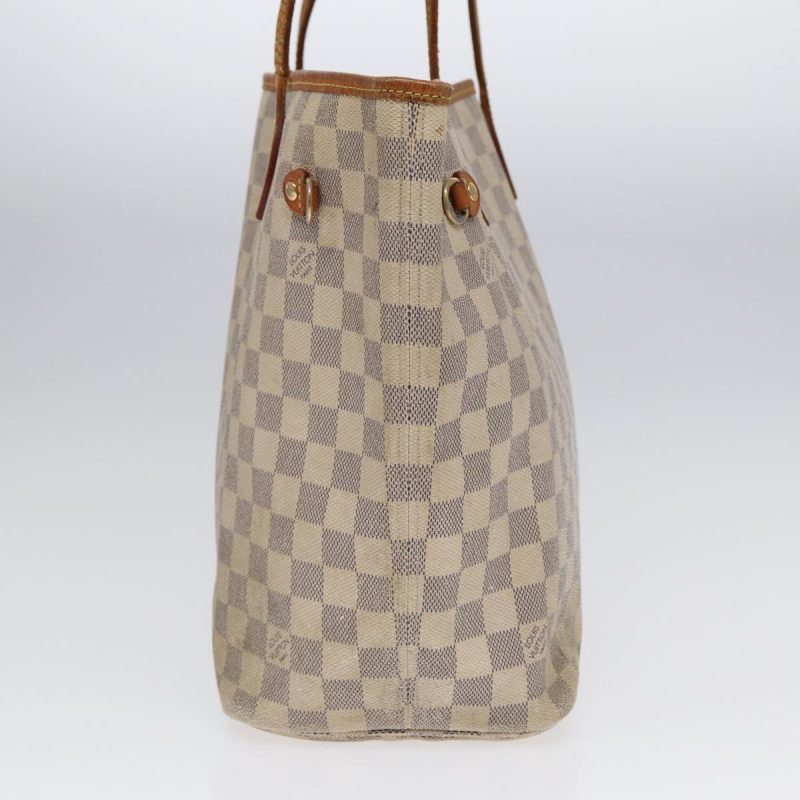 Louis Vuitton Damier Azur Neverfull MM Tote Bag N41605  88355 - Image 3
