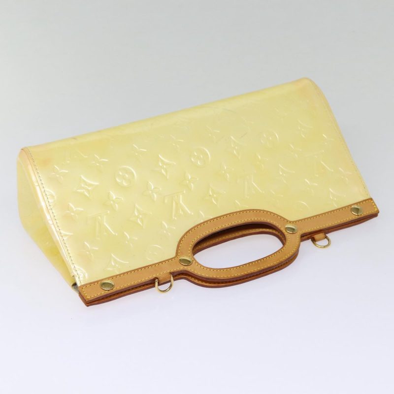Louis Vuitton Monogram Vernis Roxbury Drive Hand Bag Perle M91374  88360 - Image 6