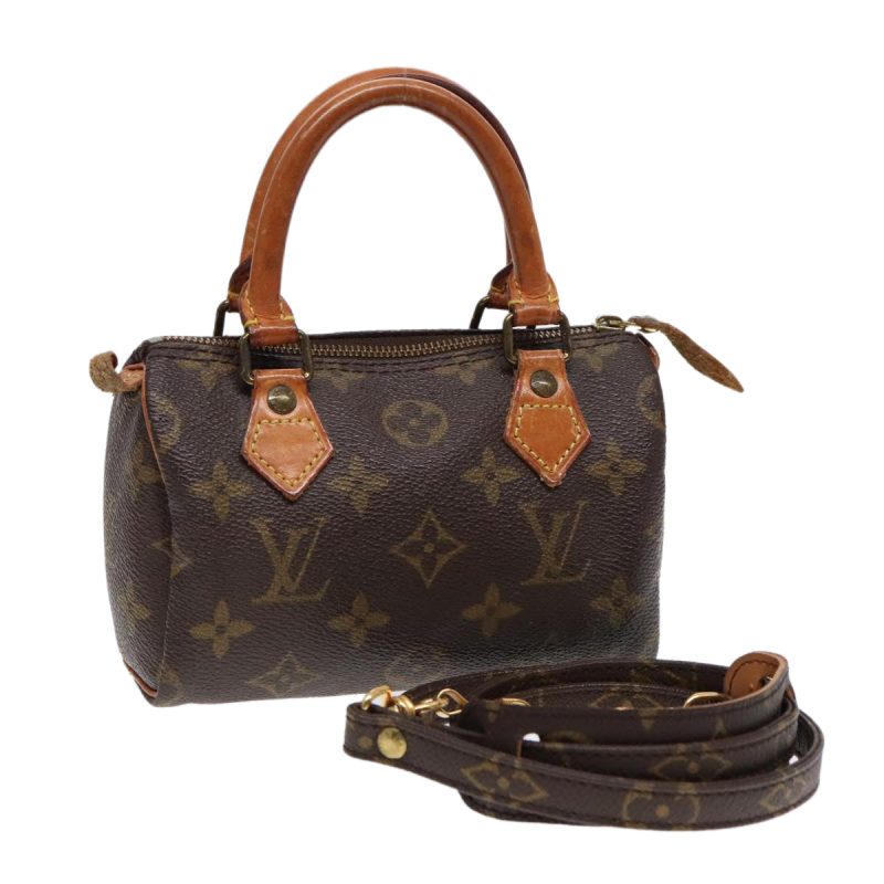 Louis Vuitton Monogram Mini Speedy Hand Bag M41534  88377