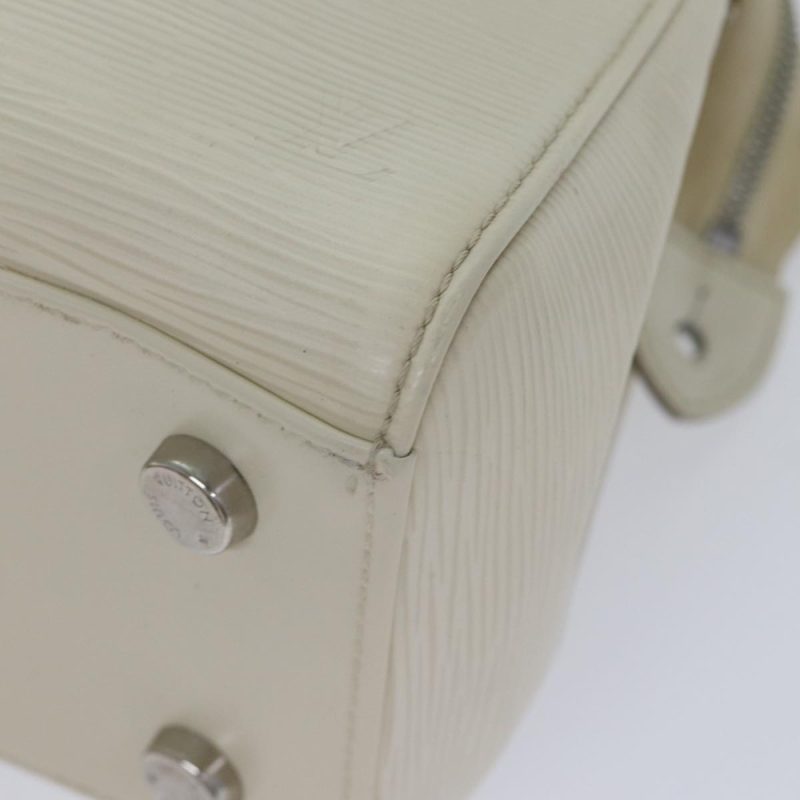 Louis Vuitton Epi Blair MM Hand Bag 2way White Yvoire M40330  88431 - Image 9