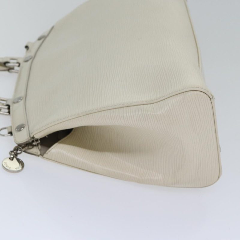 Louis Vuitton Epi Blair MM Hand Bag 2way White Yvoire M40330  88431 - Image 4