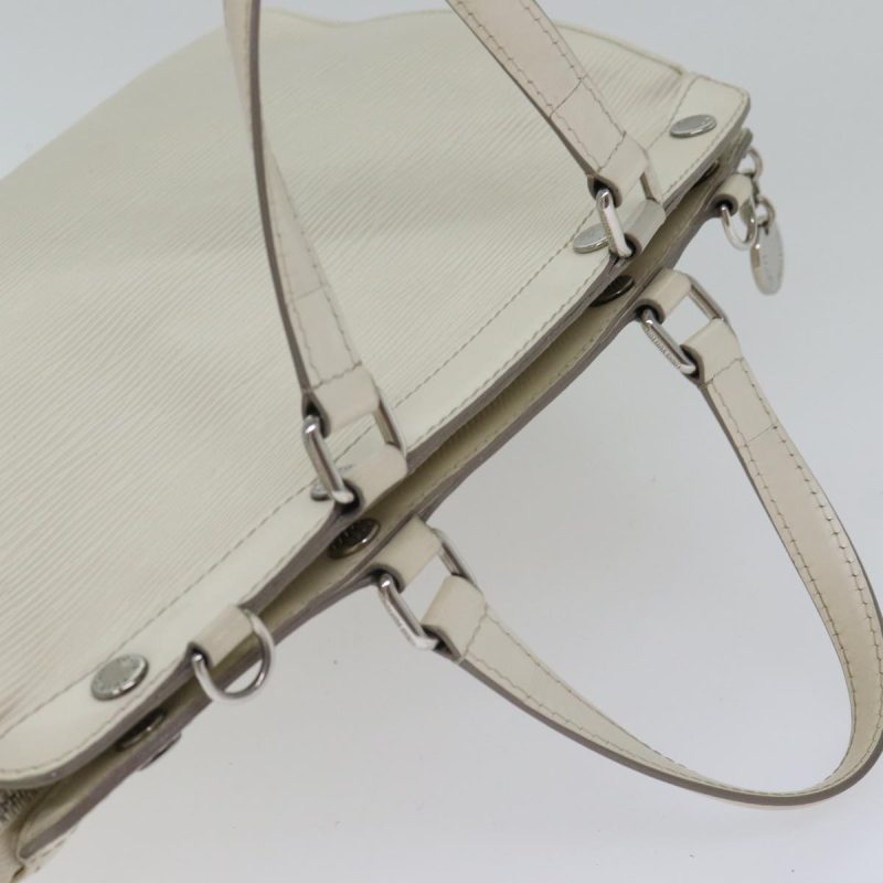 Louis Vuitton Epi Blair MM Hand Bag 2way White Yvoire M40330  88431 - Image 6