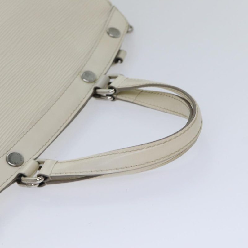 Louis Vuitton Epi Blair MM Hand Bag 2way White Yvoire M40330  88431 - Image 7