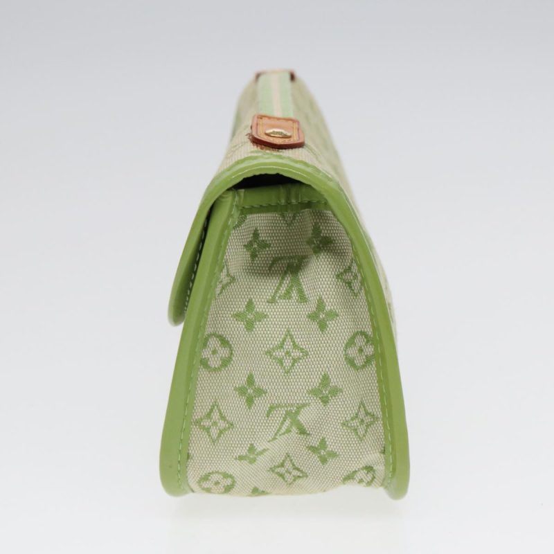Louis Vuitton Monogram Mini Trousse Marie Kate Pouch Green M92935 Auth 88437 - Image 4