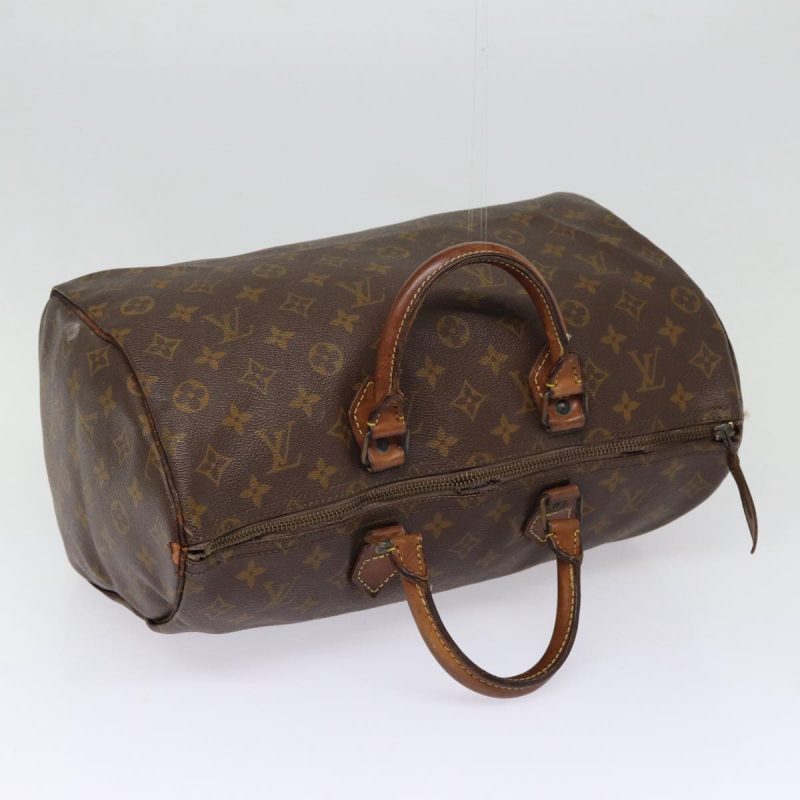 Louis Vuitton Monogram Speedy 35 Hand Bag Vintage M41524  88540 - Image 7