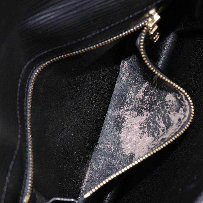Louis Vuitton Epi Montaigne 23 Clutch Bag Black M52662  88630 - Image 10