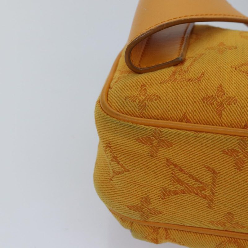 Louis Vuitton Monogram Denim Bum BagOutdoor Waist bag Yellow M44623 Auth 88743 - Image 9