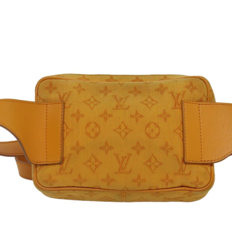 Louis Vuitton Monogram Denim Bum BagOutdoor Waist bag Yellow M44623 Auth 88743 - Image 2
