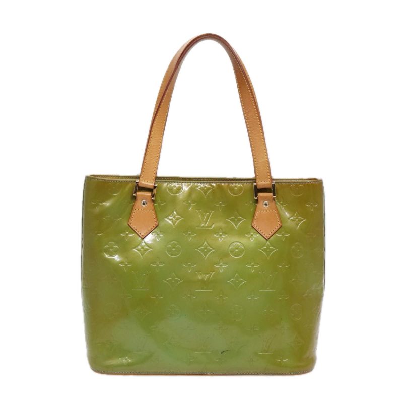 Louis Vuitton Monogram Vernis Houston Hand Bag Baby Blue M91005  88760 - Image 2