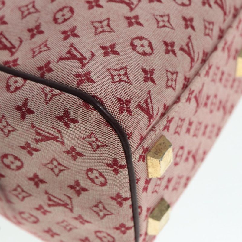 Louis Vuitton Monogram Mini Josephine PM Hand Bag Red M92216  88815 - Image 10