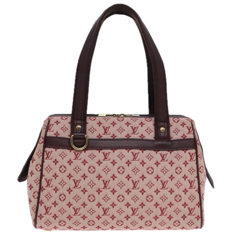 Louis Vuitton Monogram Mini Josephine PM Hand Bag Red M92216  88815 - Image 2