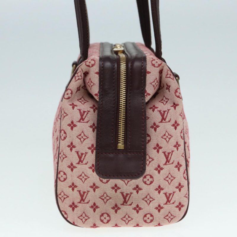 Louis Vuitton Monogram Mini Josephine PM Hand Bag Red M92216  88815 - Image 4