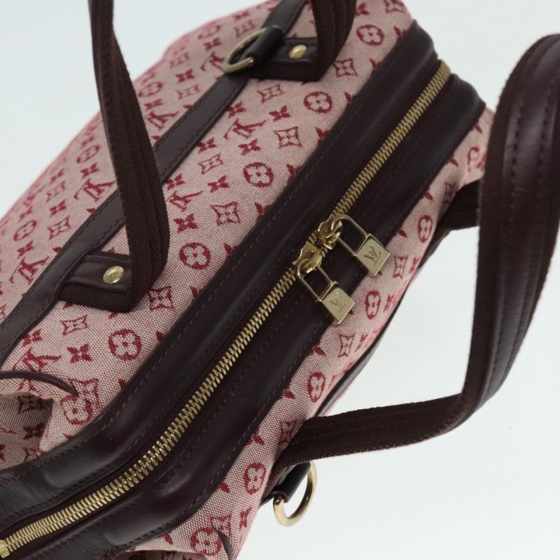Louis Vuitton Monogram Mini Josephine PM Hand Bag Red M92216  88815 - Image 6