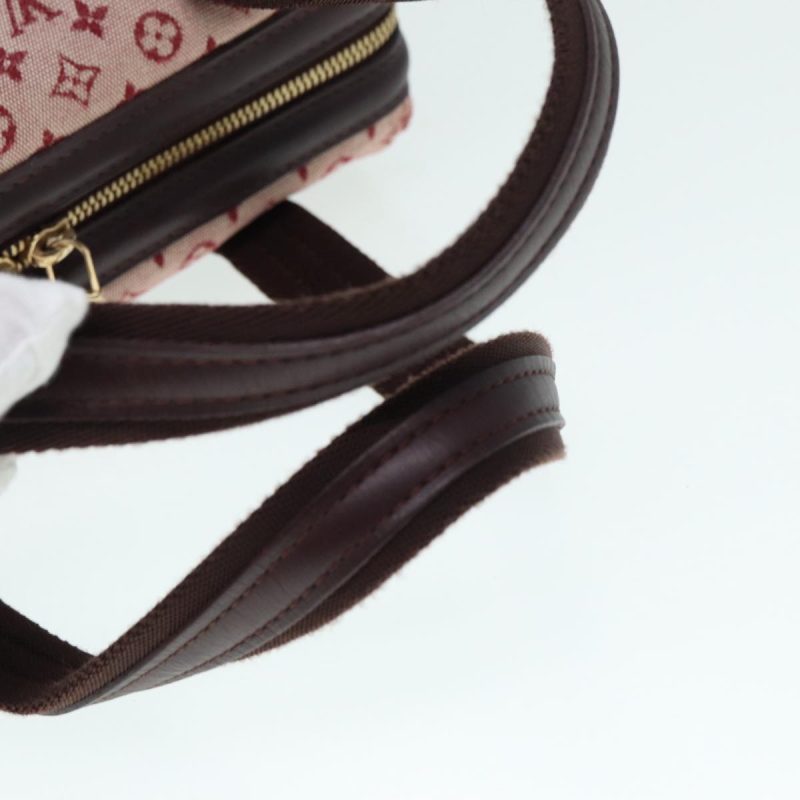 Louis Vuitton Monogram Mini Josephine PM Hand Bag Red M92216  88815 - Image 7