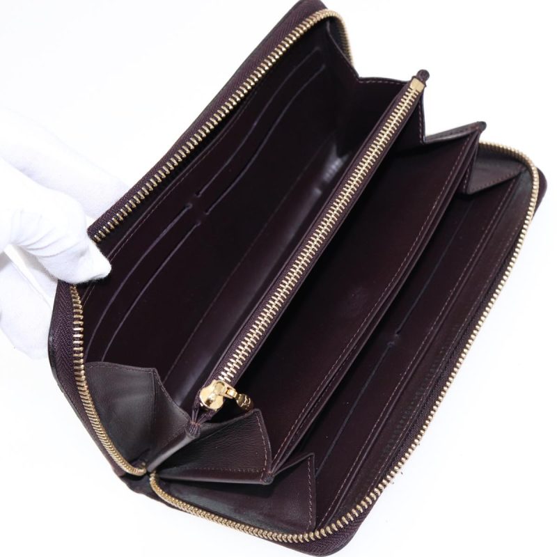 Louis Vuitton Monogram Vernis Zippy Wallet Wallet Amarante M93522  88860 - Image 9