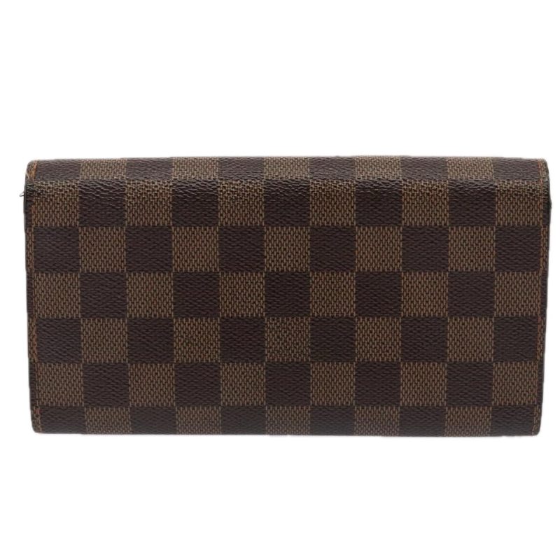 Louis Vuitton Damier Ebene Portefeuille Sarah Long Wallet N60491  88866 - Image 2